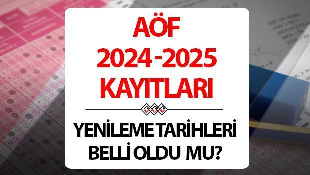 AÖF KAYIT YENİLEME 2024 - 2025 || Anadolu Üniversitesi AÖF kayıt yenileme  tarihleri ne zaman? İşte merak edilen tarihler - En Son Haberler