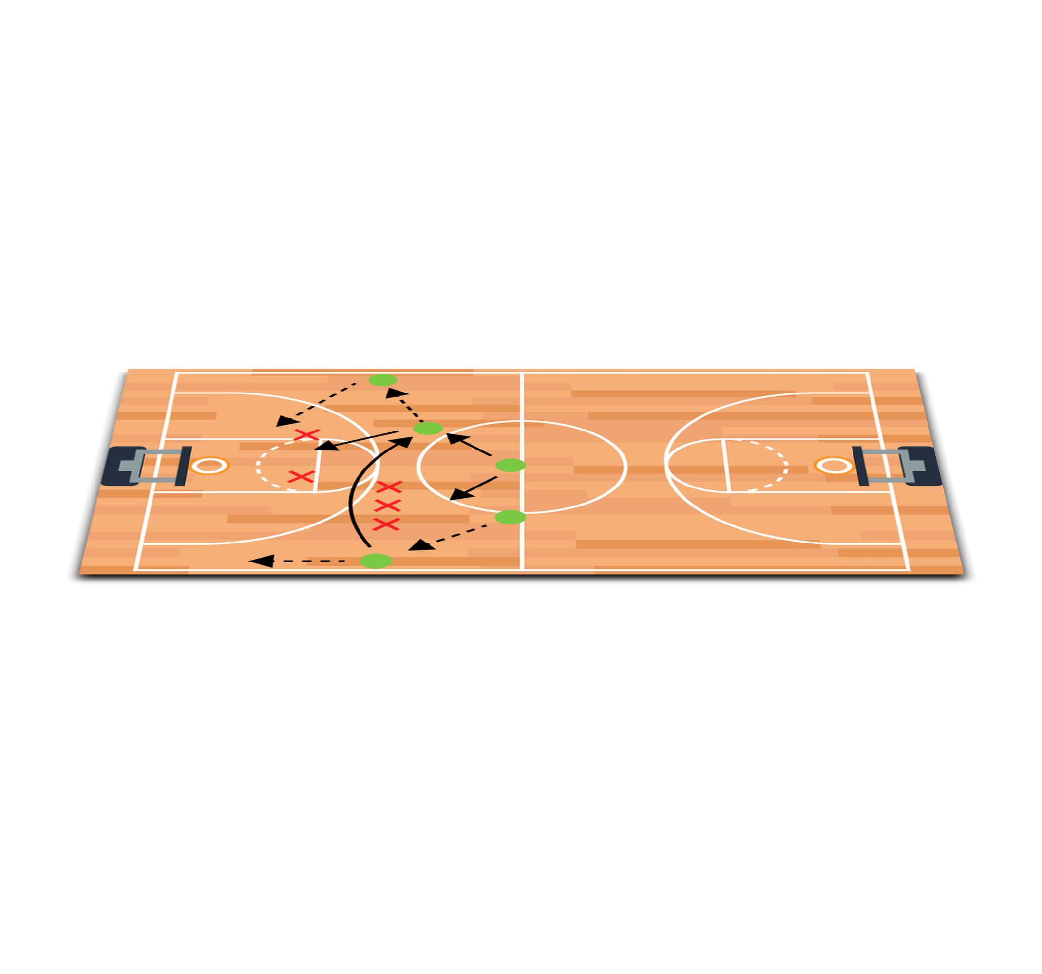 Basketbol taktikleri oyun stratejisi yatak odaları için genç halı