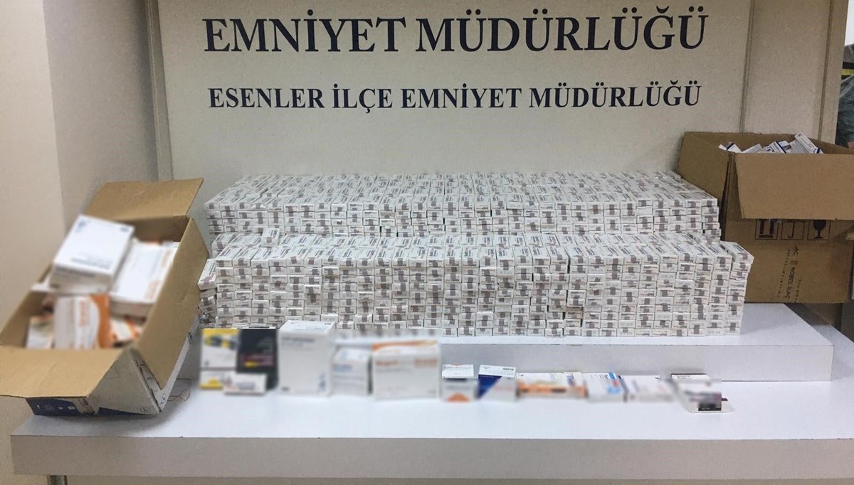 İstanbul'da operasyon: 91 bin kaçak ilaç ele geçirildi